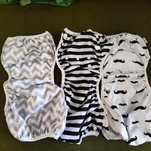 AlvaBaby lot Cloth Swim Diapers